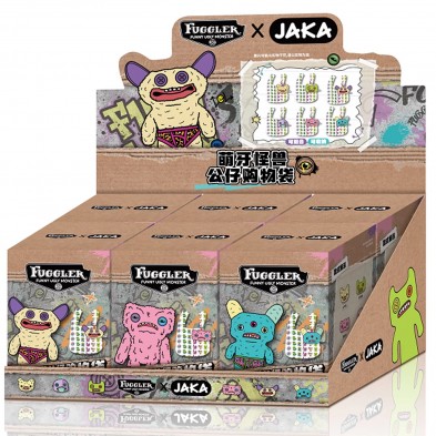 盲盒 FUGGLER - 實驗室出逃系列購物袋毛絨公仔掛件(原盒6pcs)